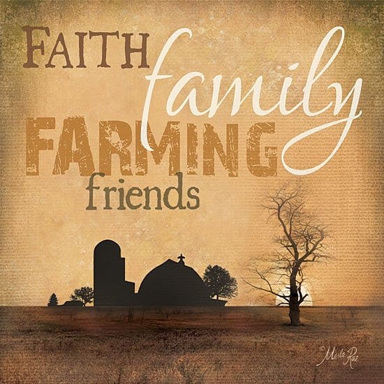 Farming By Marla Rae Art Print - 12 X 12-Penny Lane Publishing-The Village Merchant