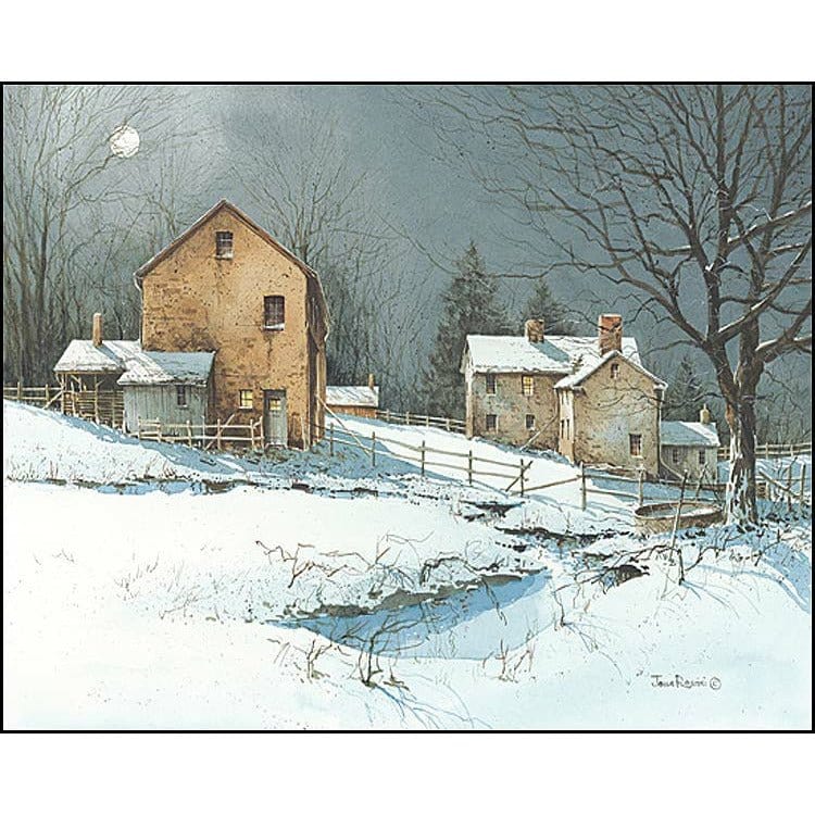 February Night By John Rossini Art Print - 18 X 24-Penny Lane Publishing-The Village Merchant