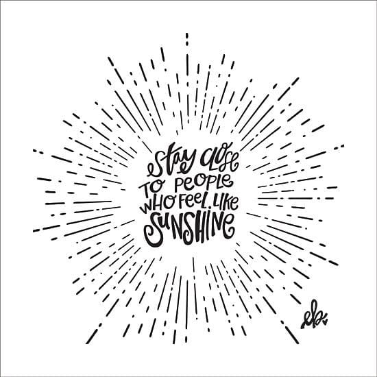 Penny Lane Publishing Feel Like Sunshine By Erin Barrett Art Print - 12 X 12
