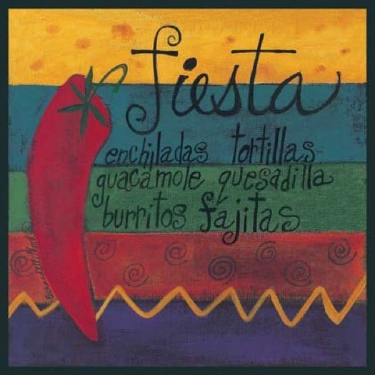 Fiesta By Bernadette Deming Art Print - 8 X 8-Penny Lane Publishing-The Village Merchant