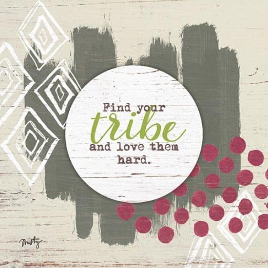 Find Your Tribe By Misty Michelle Art Print - 12 X 12-Penny Lane Publishing-The Village Merchant