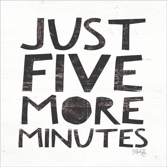 Five More Minutes By Marla Rae Art Print - 12 X 12-Penny Lane Publishing-The Village Merchant