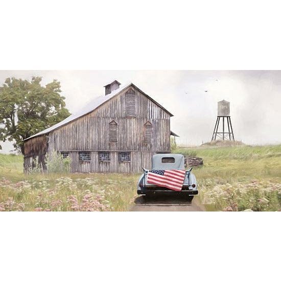 Flag On Tailgate By Lori Deiter Art Print - 9 X 18-Penny Lane Publishing-The Village Merchant