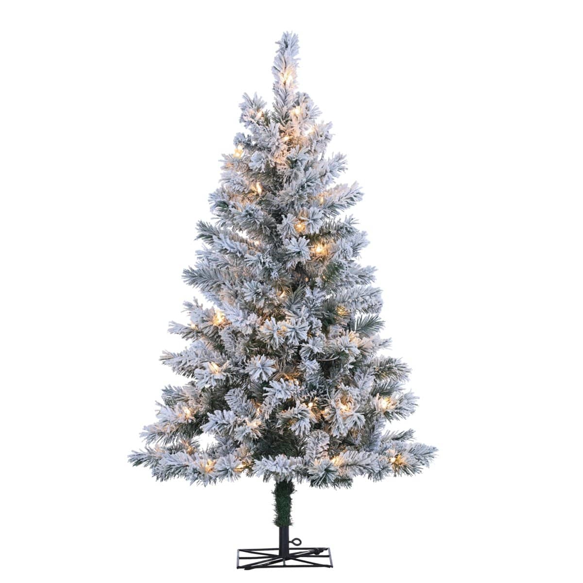 Flocked Colorado Spruce Christmas Tree 4 Feet-Gerson-The Village Merchant
