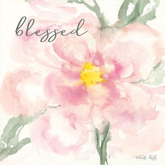 Penny Lane Publishing Floral Blessed By Cindy Jacobs Art Print - 12 X 12