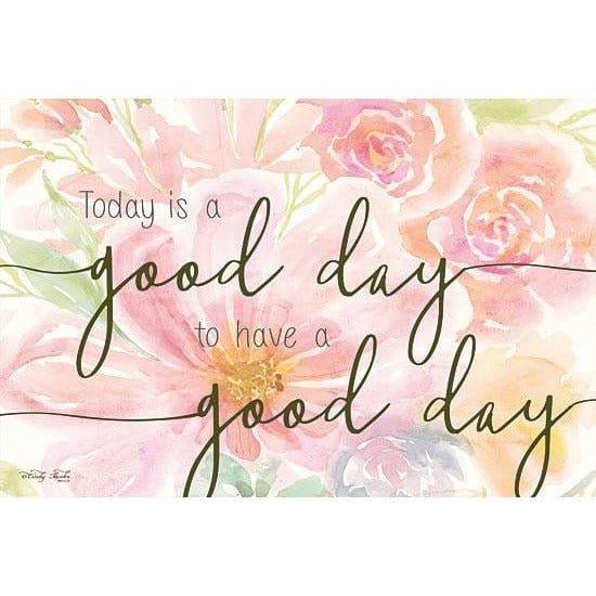 Penny Lane Publishing Floral Good Day By Cindy Jacobs Art Print - 12 X 18