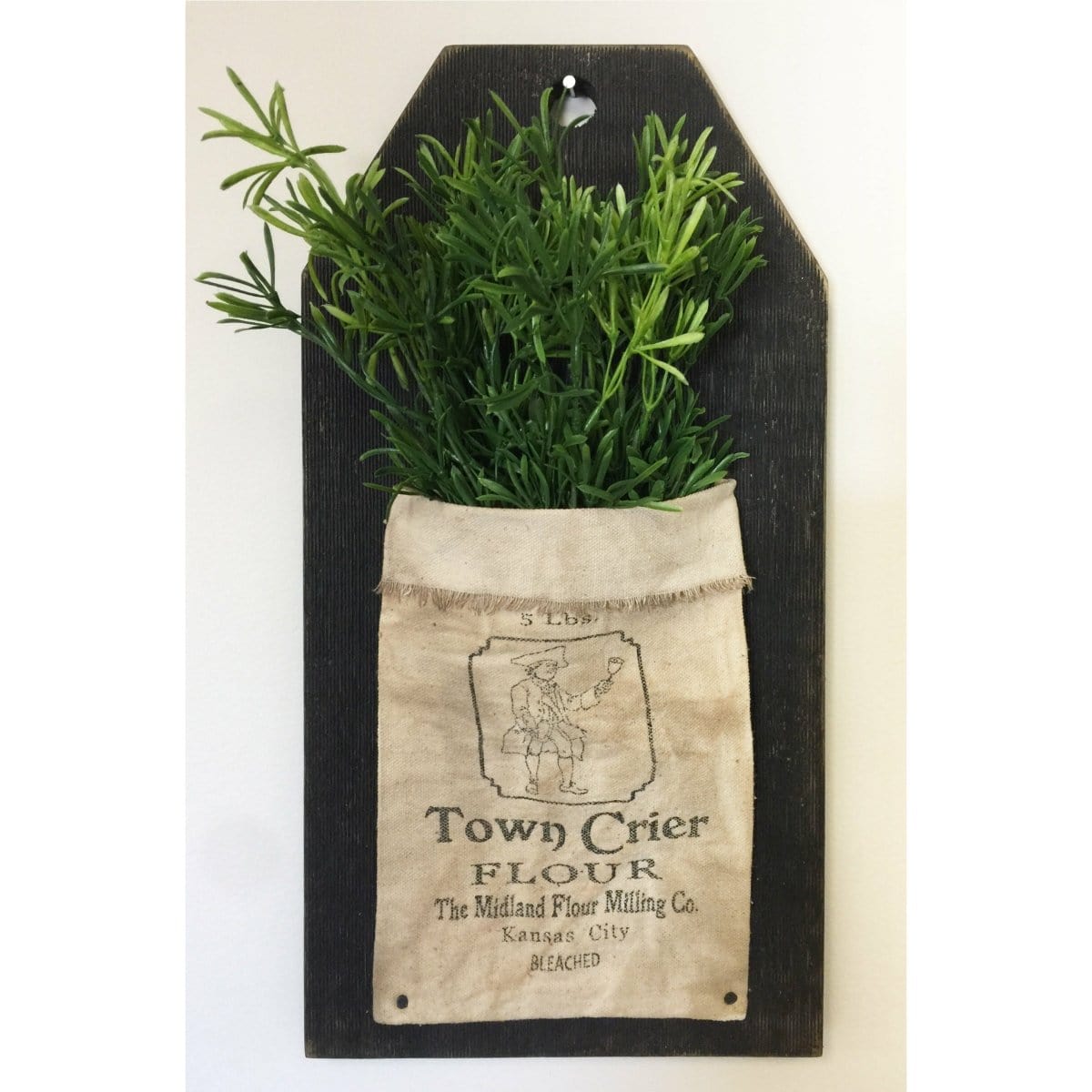 Flour Sign Board With Feed Sack-Craft Wholesalers-The Village Merchant