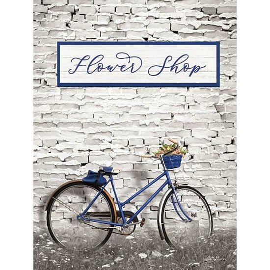 Flower Shop Bicycle By Lori Deiter Art Print - 12 X 16-Penny Lane Publishing-The Village Merchant