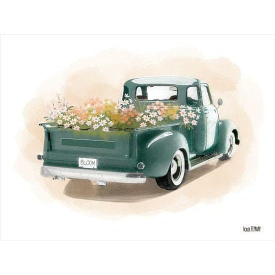Penny Lane Publishing Flower Truck By House Fenway Art Print - 12 X 16