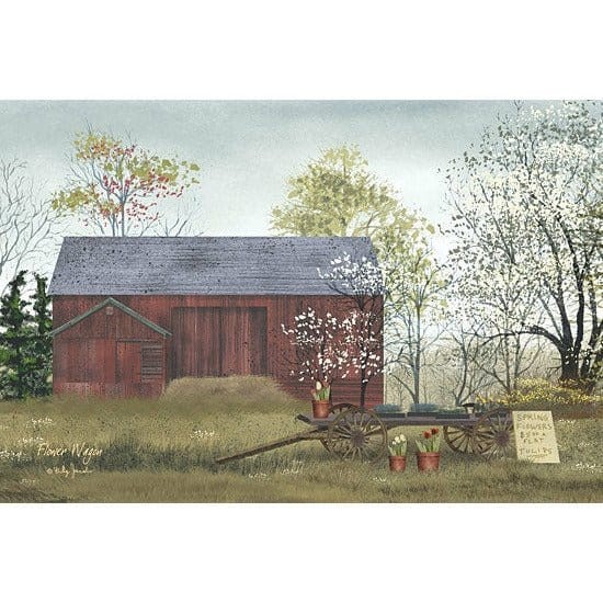 Penny Lane Publishing Flower Wagon By Billy Jacobs Art Print - 12 X 18