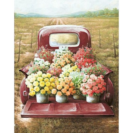 Flowers For Sale By Dee Dee Reynolds Art Print - 12 X 16-Penny Lane Publishing-The Village Merchant