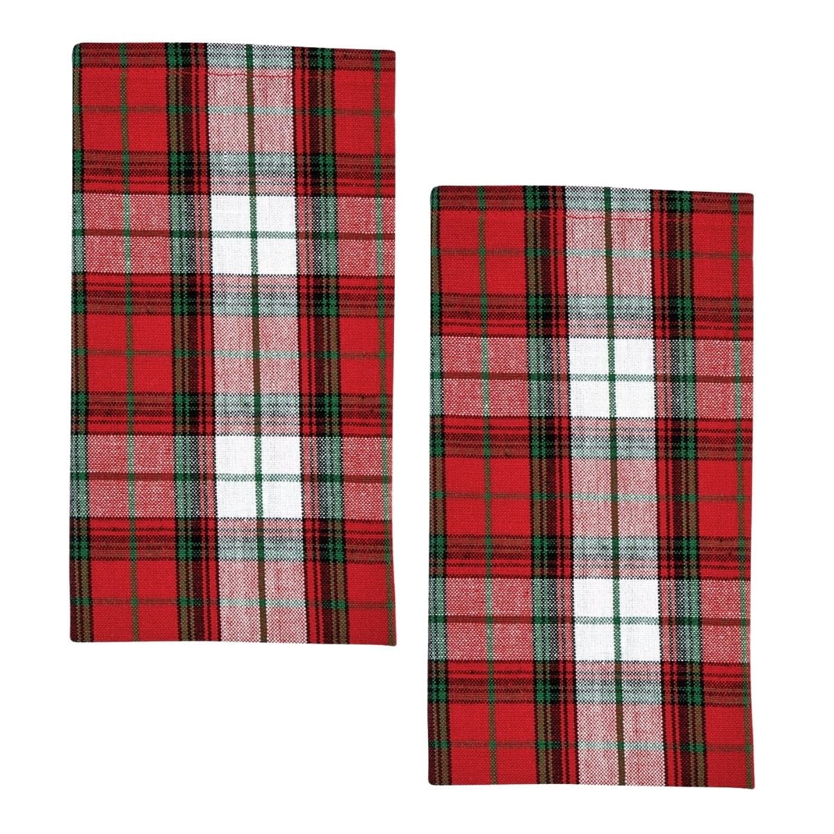 Flurry Friends Plaid Napkin Set of 2