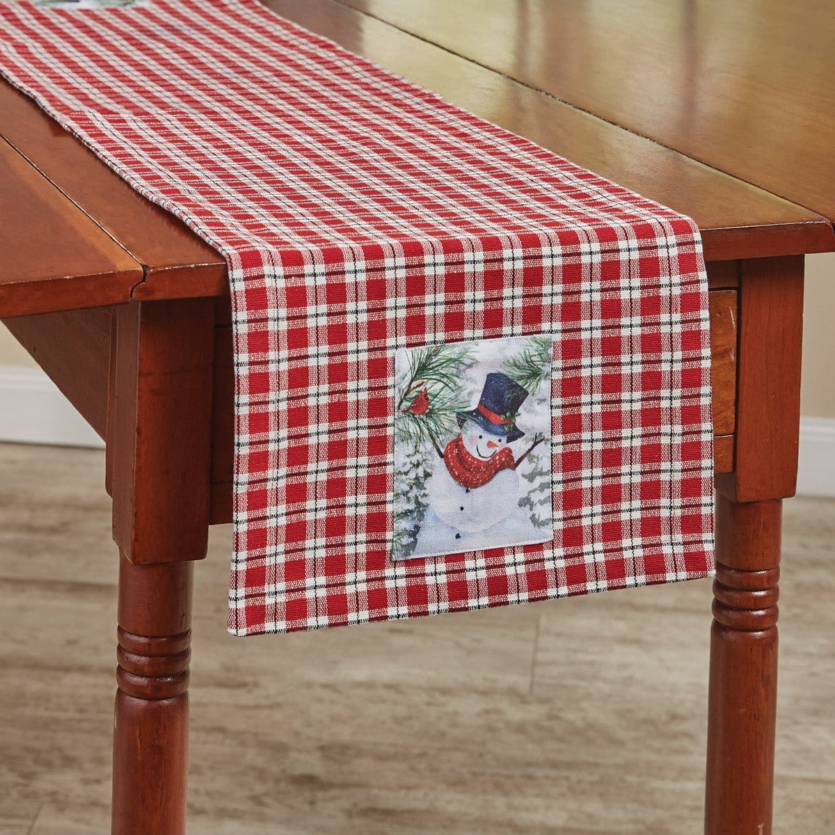 Flurry Snowman Table Runner 54&#39;&#39; Long-Park Designs-The Village Merchant