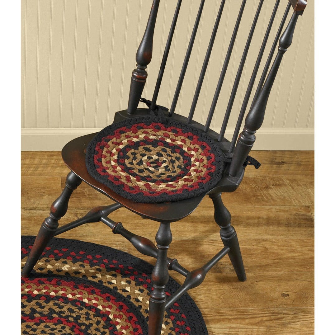 Park Designs Folk Art Braided Chair Pad