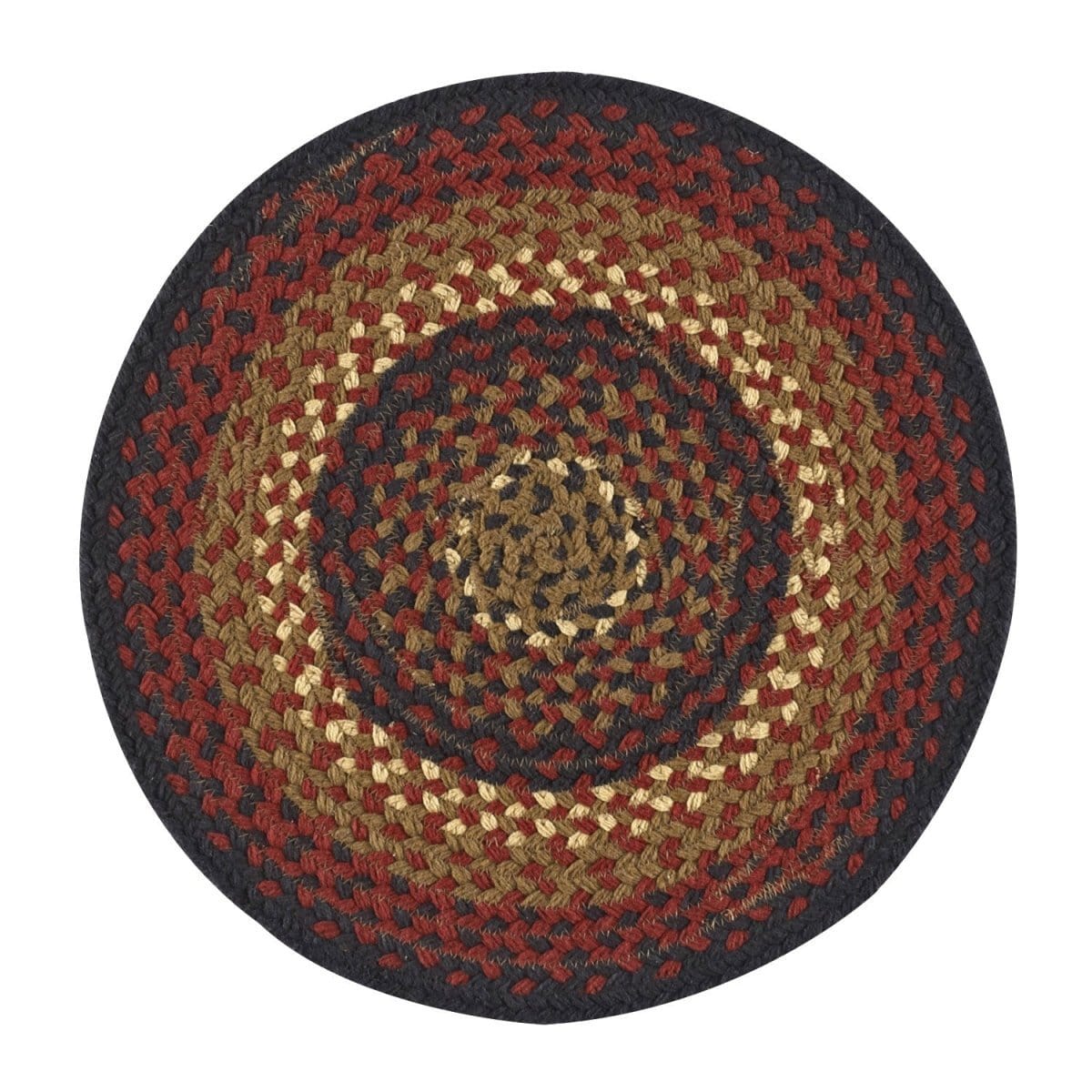 Park Designs Folk Art Braided Placemat Round Set of 2