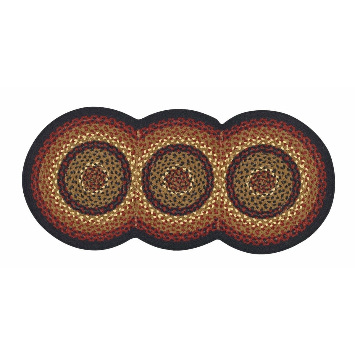 Folk Art Braided Table Runner 34" Long-Park Designs-The Village Merchant