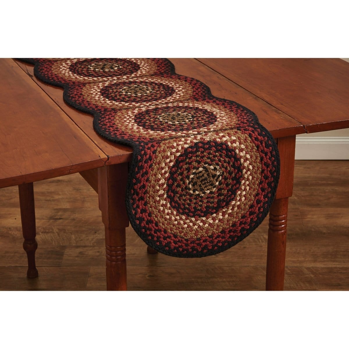 Park Designs Folk Art Braided Table Runner 54" Long