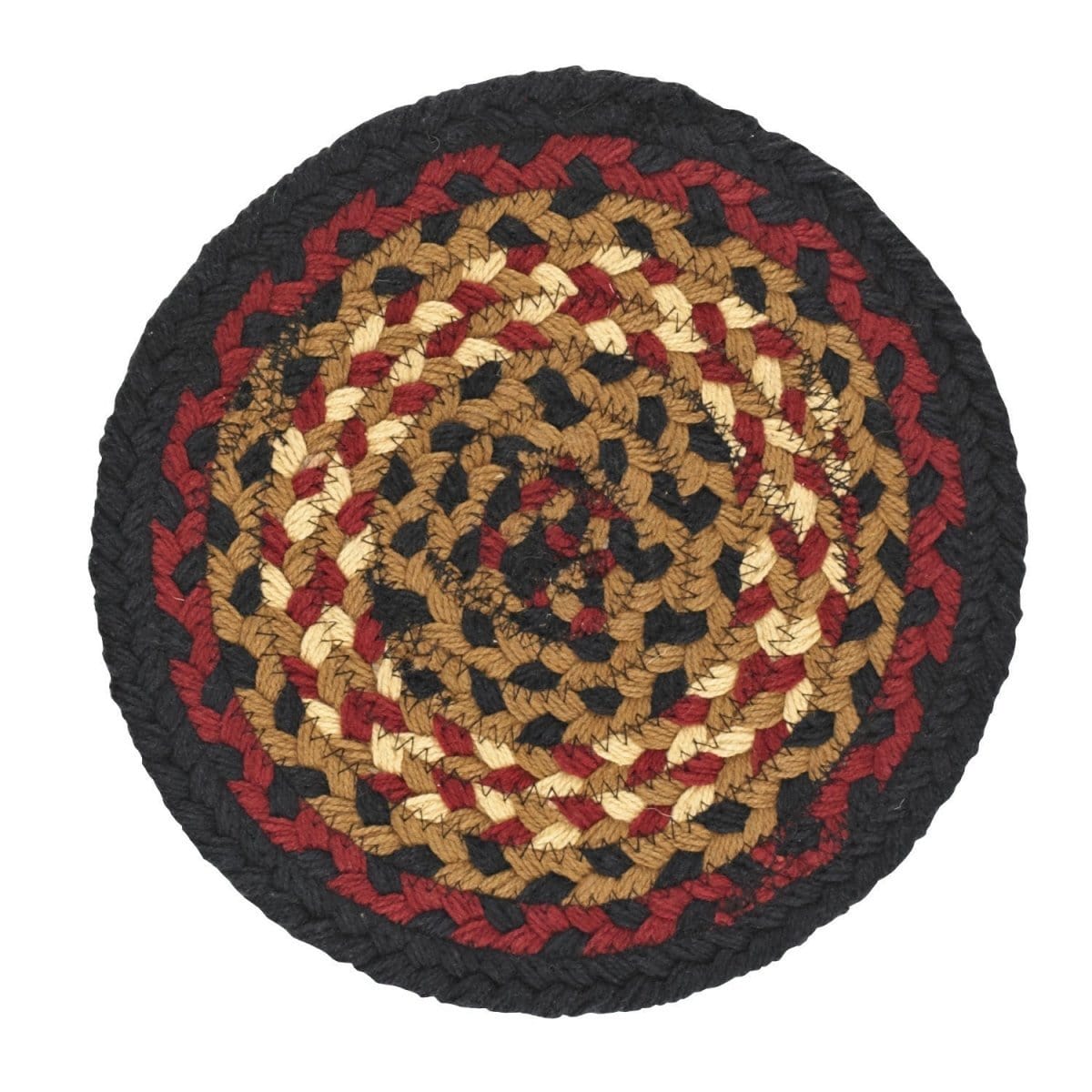 Folk Art Braided Trivet Round-Park Designs-The Village Merchant