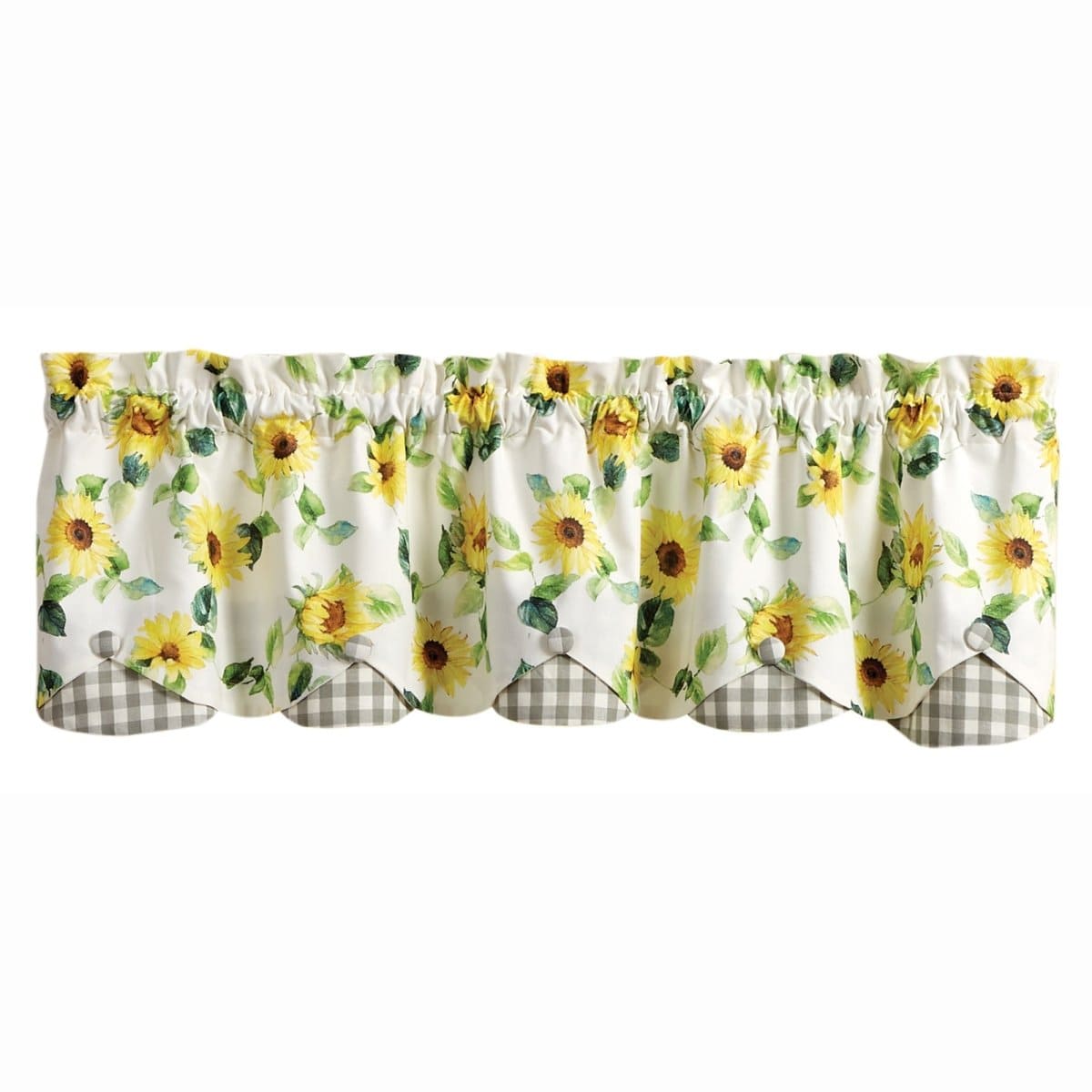 Follow The Sun Scalloped Valance Lined-Park Designs-The Village Merchant