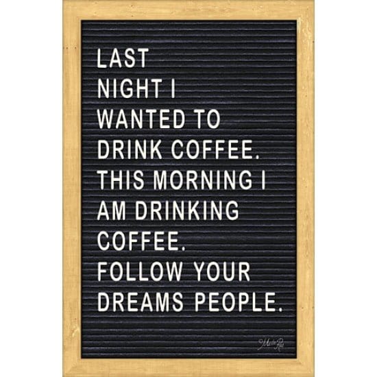 Penny Lane Publishing Follow Your Dreams By Marla Rae Art Print - 12 X 18
