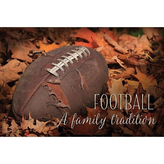 Football A Family Tradition By Lori Deiter Art Print - 12 X 18-Penny Lane Publishing-The Village Merchant