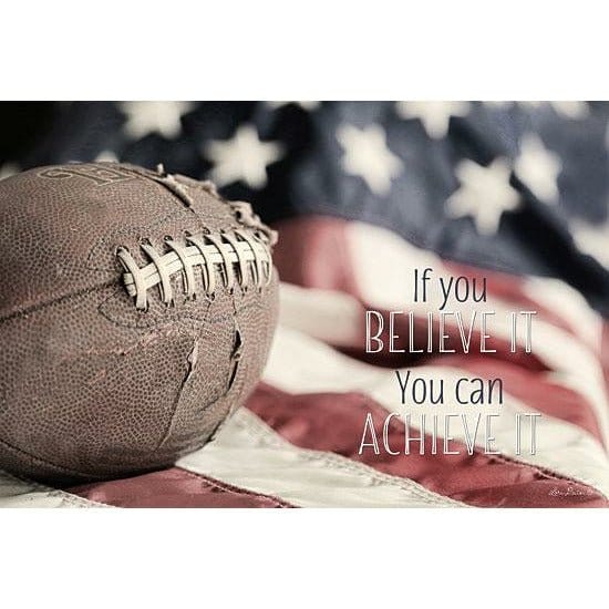 Football - Believe It By Lori Deiter Art Print - 12 X 18-Penny Lane Publishing-The Village Merchant