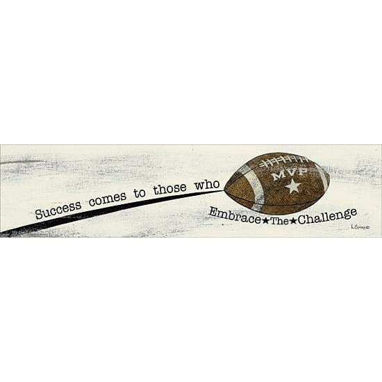 Penny Lane Publishing Football - Challenge By Linda Spivey Art Print - 4 X 18