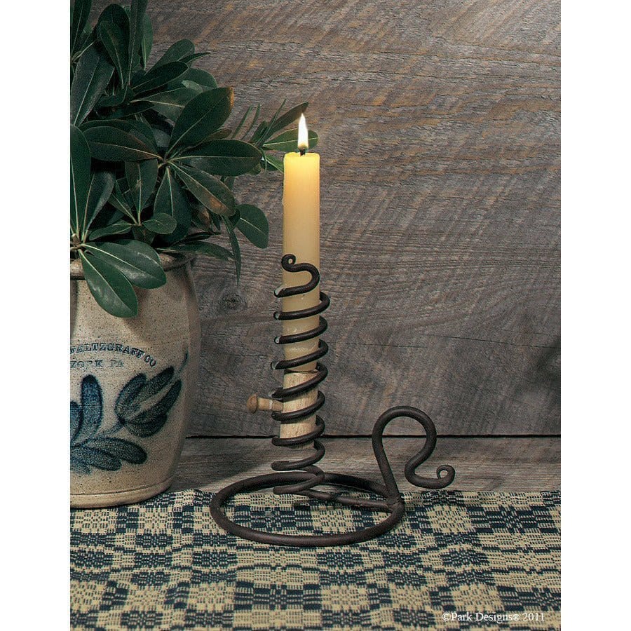 Forged Iron Courting Candle Holder For Taper Candles-Park Designs-The Village Merchant