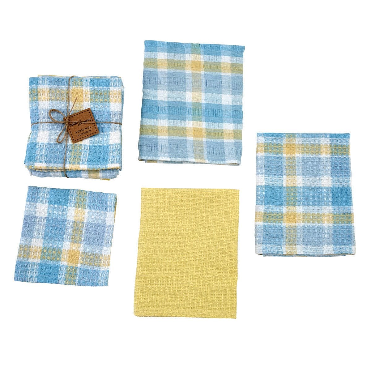 Forget Me Not Dishtowel & Dishcloth Set 4 Pieces-Park Designs-The Village Merchant
