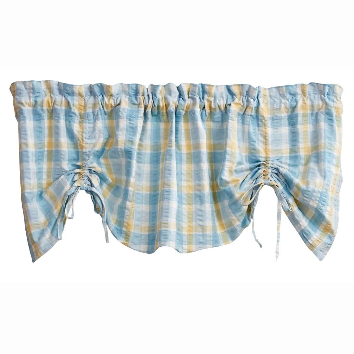 Forget Me Not Tie Up Farmhouse Valance Lined-Park Designs-The Village Merchant