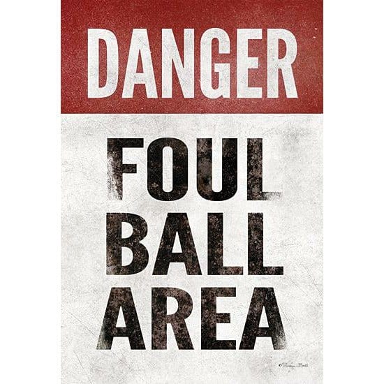 Penny Lane Publishing Foul Ball Area By Susan Ball Art Print - 12 X 18