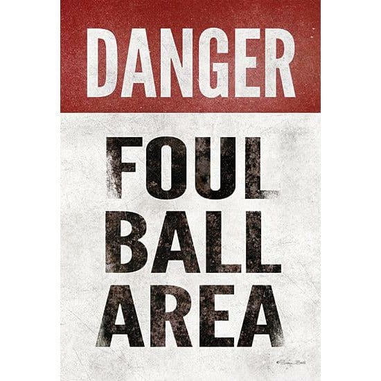Foul Ball Area By Susan Ball Art Print - 12 X 18-Penny Lane Publishing-The Village Merchant