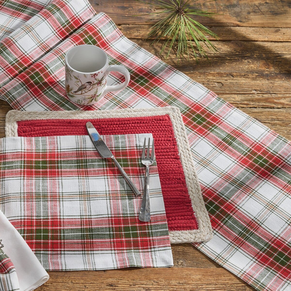 Fraser Plaid Table Runner 72" Long
