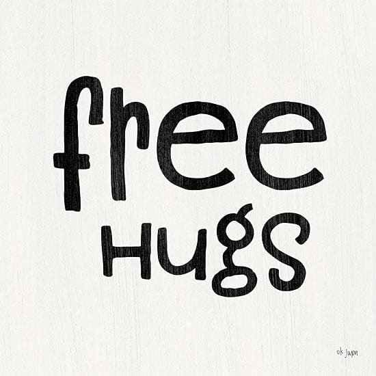 Free Hugs By Jaxn Blvd Art Print - 12 X 12-Penny Lane Publishing-The Village Merchant