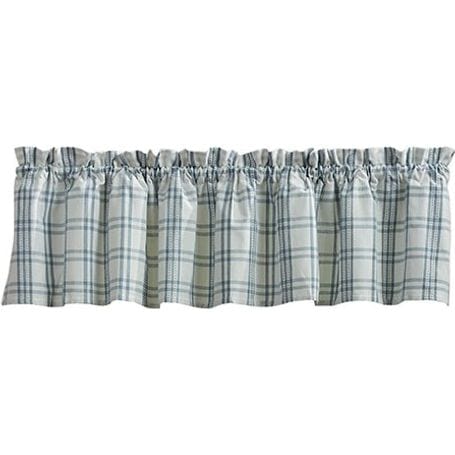 French Farmhouse Plaid Valance Unlined-Park Designs-The Village Merchant