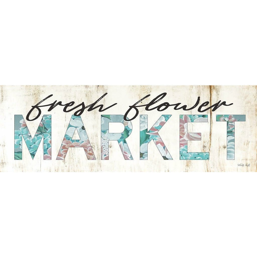 Penny Lane Publishing Fresh Flower Market By Cindy Jacobs Art Print - 8 X 24