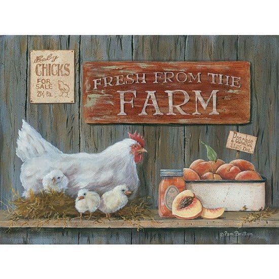 Penny Lane Publishing Fresh From The Farm By Pam Britton Art Print - 12 X 16