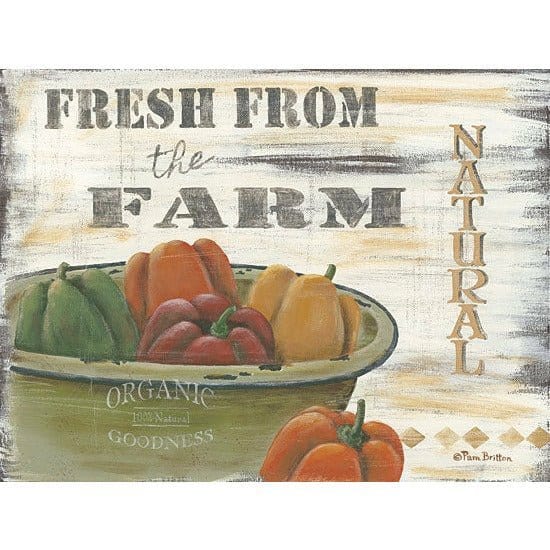 Penny Lane Publishing Fresh From The Farm By Pam Britton Art Print - 12 X 16