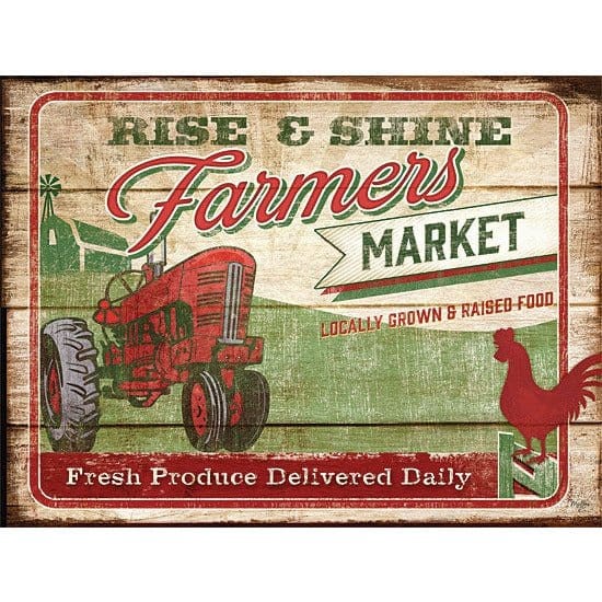 Penny Lane Publishing Fresh Produce By Mollie B Right Art Print - 12 X 16
