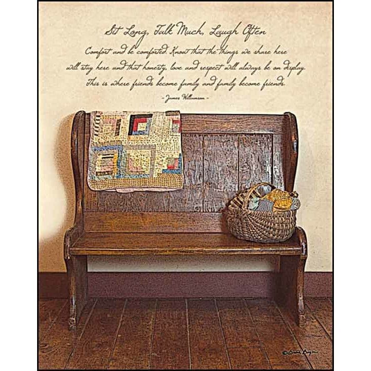 Penny Lane Publishing Friends Become Family By Susie Boyer Art Print - 16 X 20