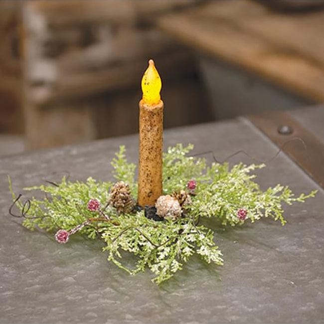Pinecone Tapered Candle Holders