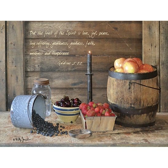 Penny Lane Publishing Fruit Of The Spirit By Billy Jacobs Art Print - 12 X 16