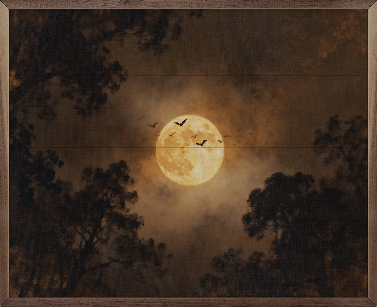 Kendrick Home Walnut Frames 10x8 Full Moon