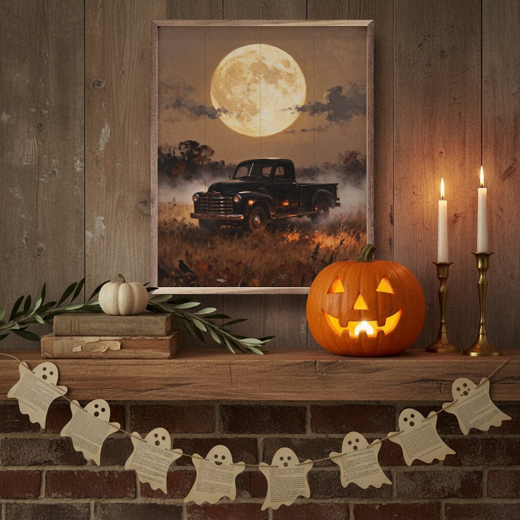 Kendrick Home Walnut Frames Full Moon Truck