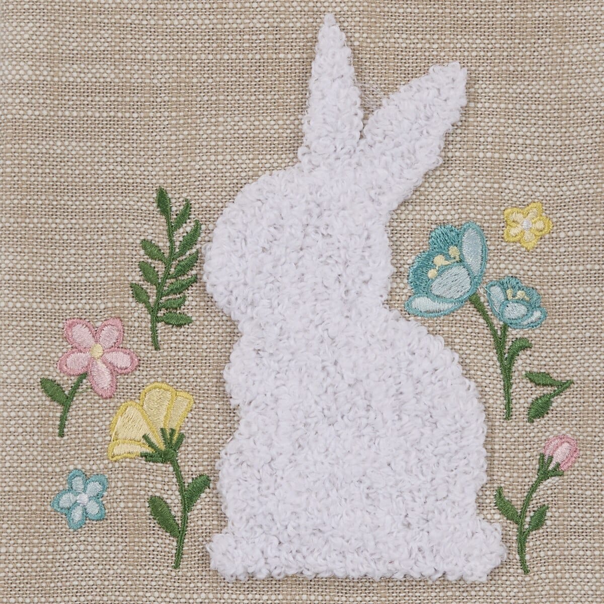 Fuzzy Bunny Decorative Towel Dishtowel