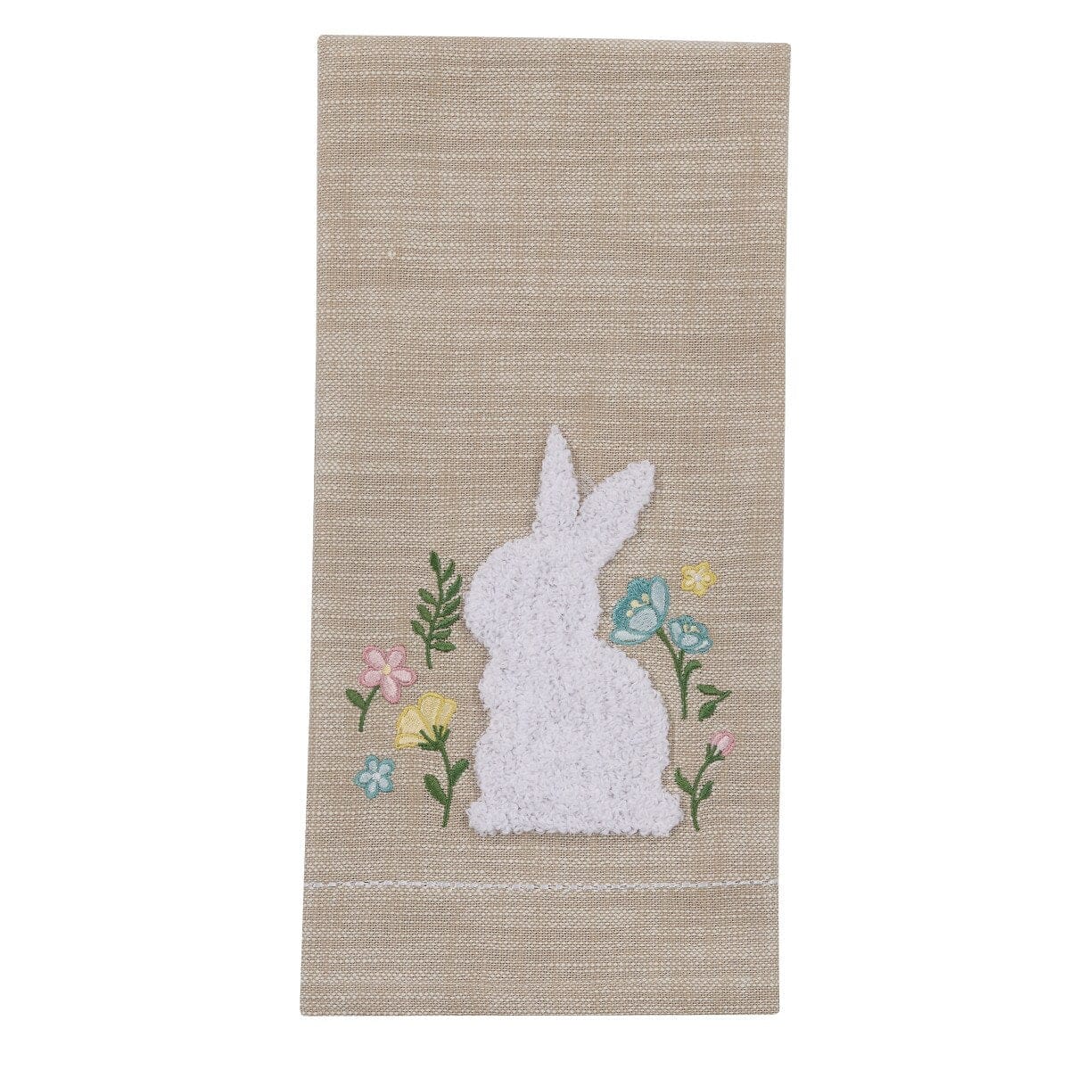 Fuzzy Bunny Decorative Towel Dishtowel