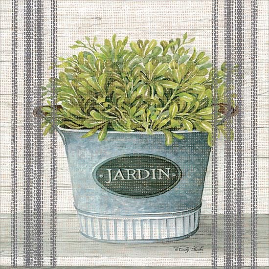 Galvanized Jardin By Cindy Jacobs Art Print - 12 X 12-Penny Lane Publishing-The Village Merchant