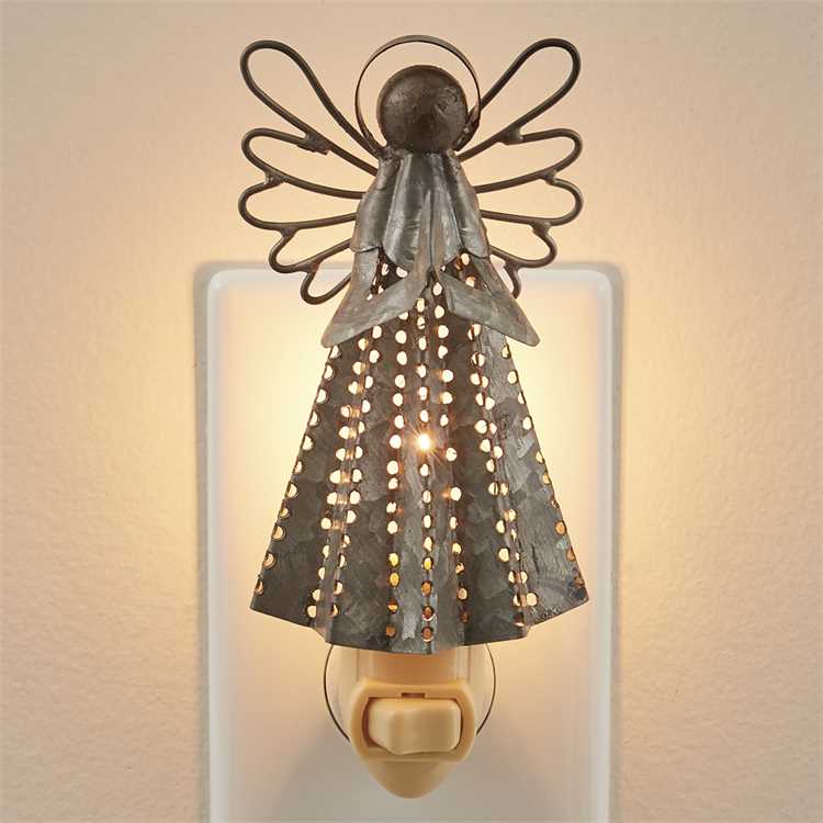 Galvanized Metal Night Light-Park Designs-The Village Merchant