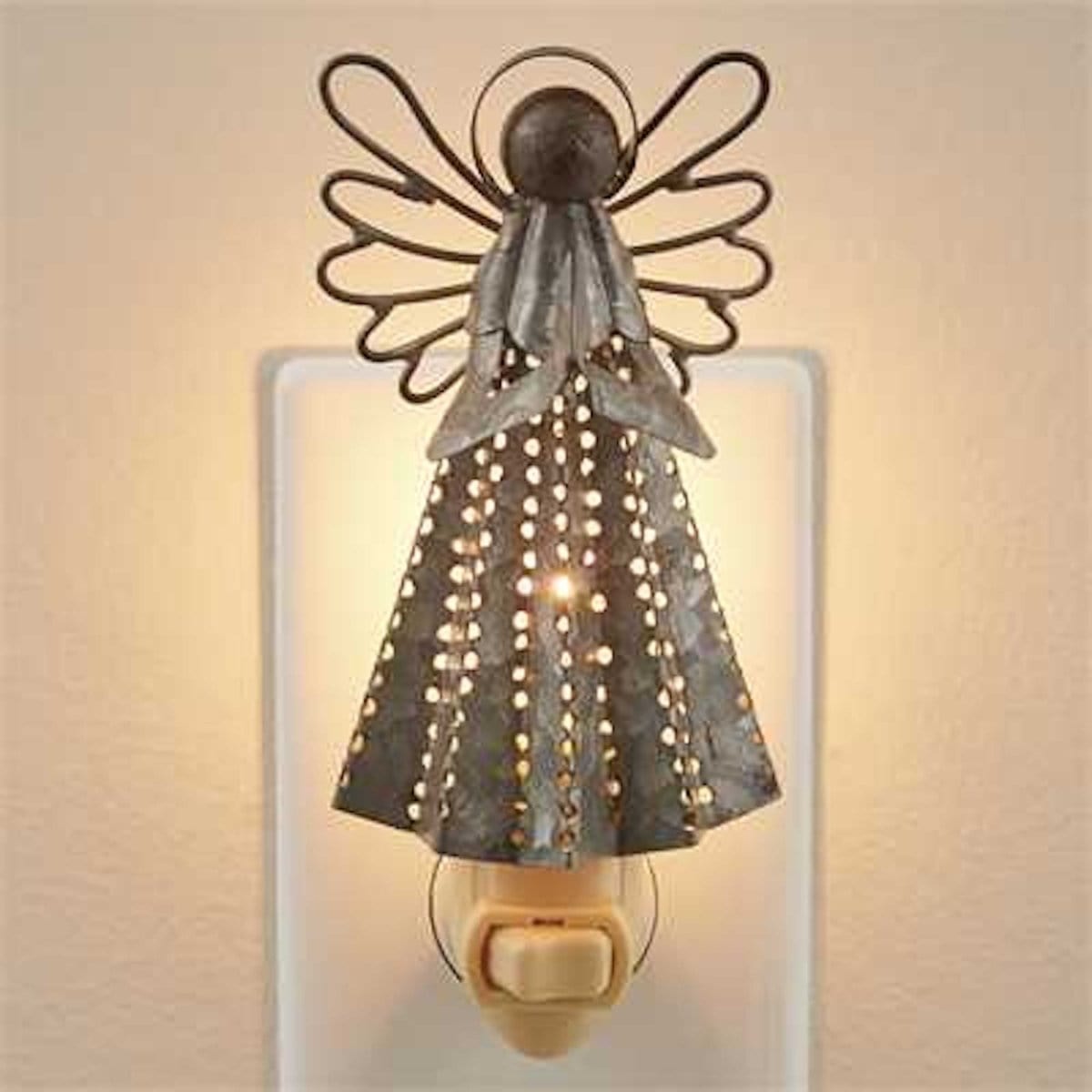 Galvanized Metal Night Light-Park Designs-The Village Merchant