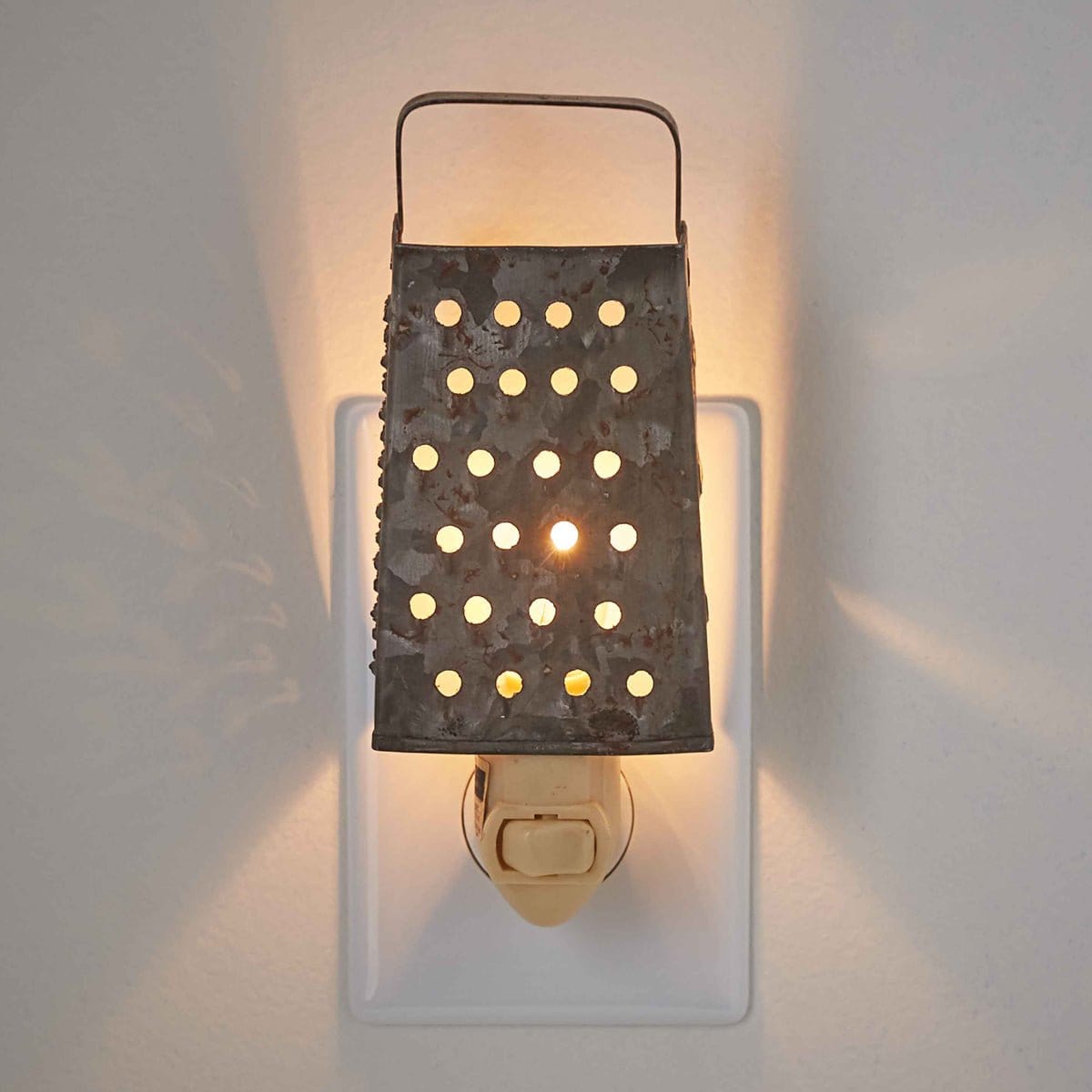 Galvanized Metal Kitchen Grater Night Light-Park Designs-The Village Merchant